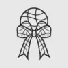 Spider Web Bow Embroidery