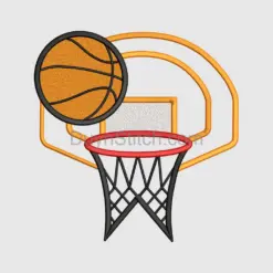 Basketball  Embroidery