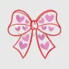 Romantic Bow with Hearts