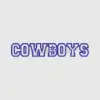 Blue applique Cowboys Embroidery