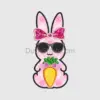 Sunglasses Bunny with Glitter Carrot