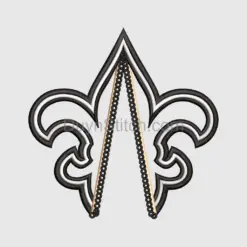 Elegant Fleur-de-lis Embroidery