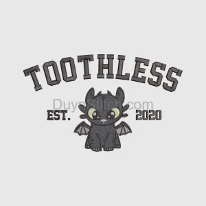Chibi Toothless  Embroidery