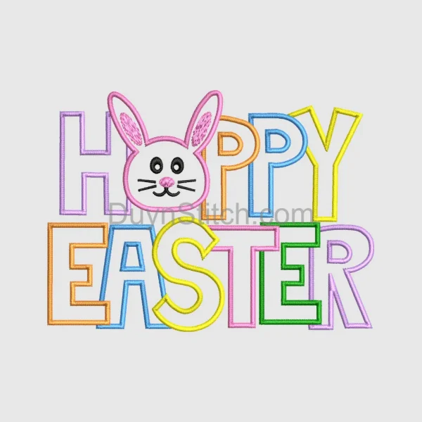Hoppy Easter Bunny Applique