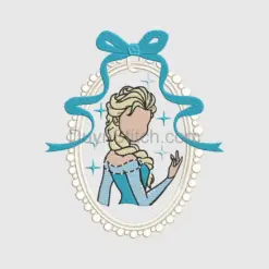 Elsa-Inspired  Embroidery