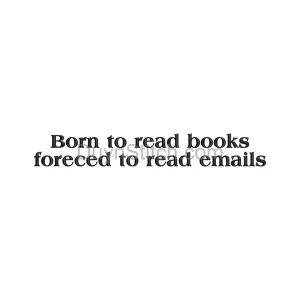 Book Lover's Embroidery Quote