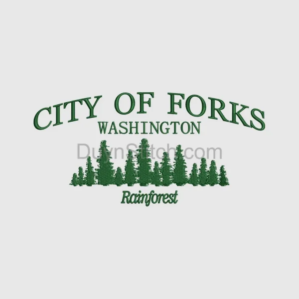 Forks Washington Rainforest Logo