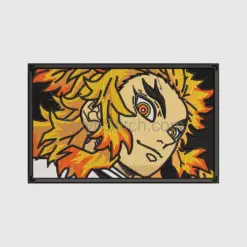 Kyojuro Rengoku Embroidered Artwork