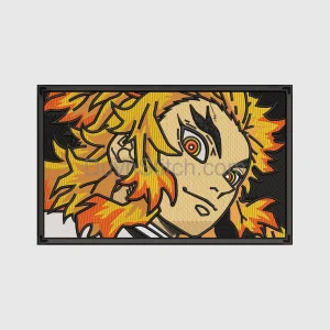 Kyojuro Rengoku Embroidered Artwork