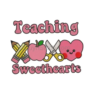 Teaching Sweethearts Embroidery