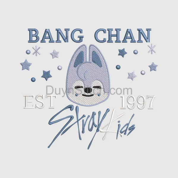 Stray Kids Bang Chan  Embroidery