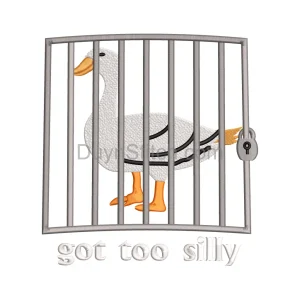 Jailed Goose Humor Design