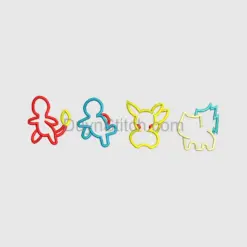 Pokémon-Inspired Embroidered Outlines