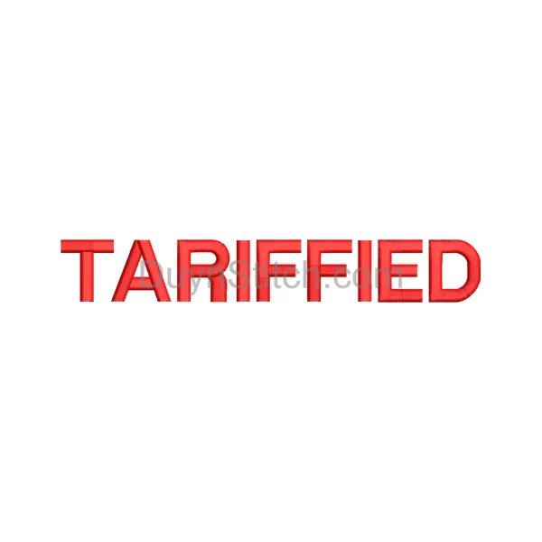 Red Tariff Embroidery
