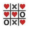 Tic Tac Toe Heart Embroidery
