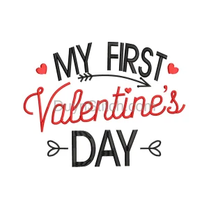 My First Valentine's Day Embroidery