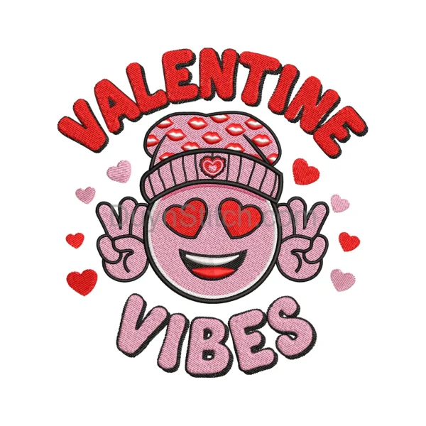 Valentine Vibes Emoji Design