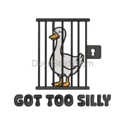 Silly Duck Embroidery