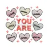 Heart-Themed Encouragement Embroidery