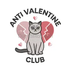 Grumpy Cat Anti Valentine Design