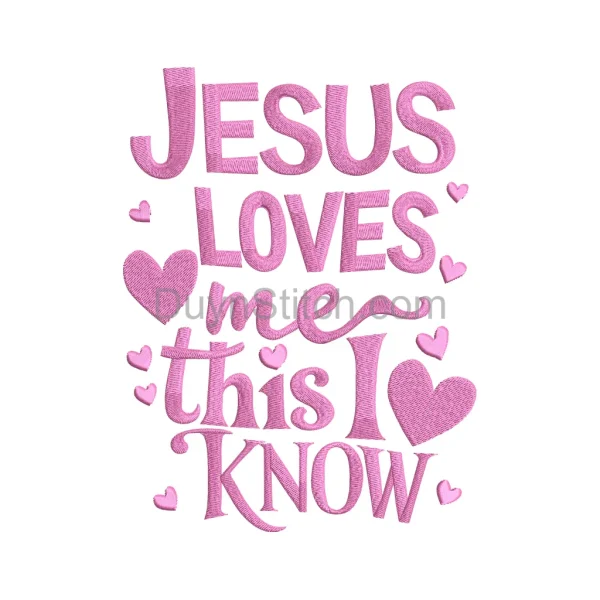 Jesus love me this I know