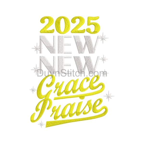 2025 New Grace Praise Embroidery