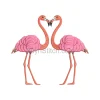 Tropical Flamingo Embroidery