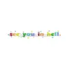 Colorful Whimsy Text Embroidery