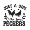 Rooster Lovers Embroidery Design