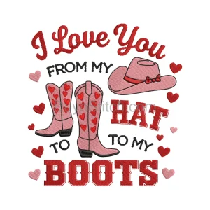 Love from Hat to Boots Design