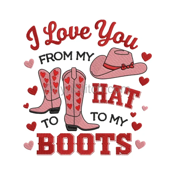 Love from Hat to Boots Design