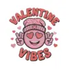 Valentine Vibes Embroidery Design