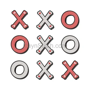 Romantic XO Patch Set