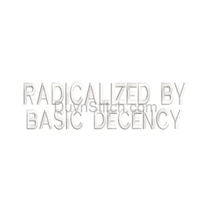 Decency Embroidery Design
