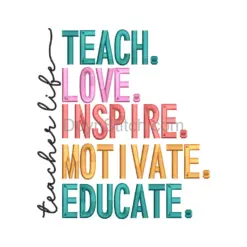 Teacher’s Inspiration Embroidery