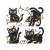 Festive Cat Embroidery Design