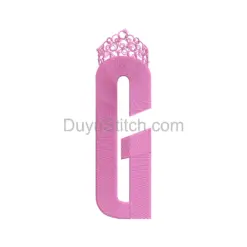 Crown Monogram Embroidery