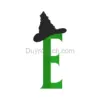 Magical Embroidered Letter E