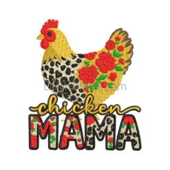 Chicken Mama Embroidery