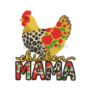 Chicken Mama Embroidery