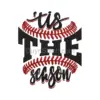 Baseball Holiday Spirit Embroidery