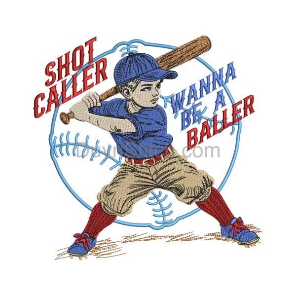 Baseball Shot Caller Design