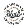 Black History Pride Embroidery