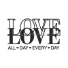 Love All Day Embroidery