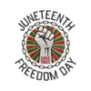 Juneteenth Freedom Embroidery Design