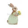 Dressed Rabbit Embroidery Design