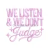 Empowering Embroidered Quote