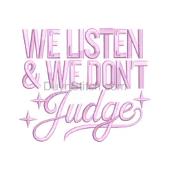 Empowering Embroidered Quote