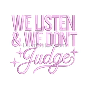 Empowering Embroidered Quote