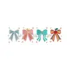 Charming Embroidered Bows Collection